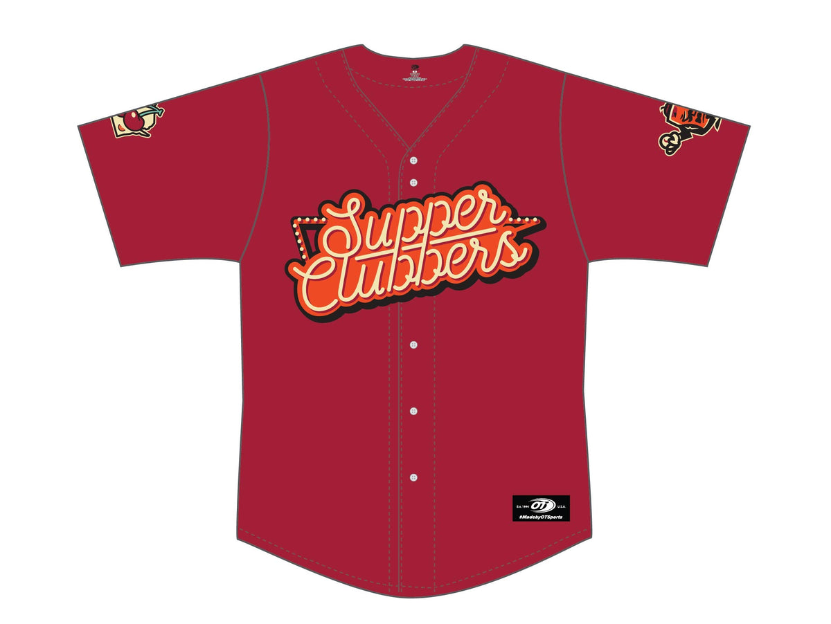 Wisconsin Supper Clubbers Maroon Replica Jersey – Beloit Sky Carp
