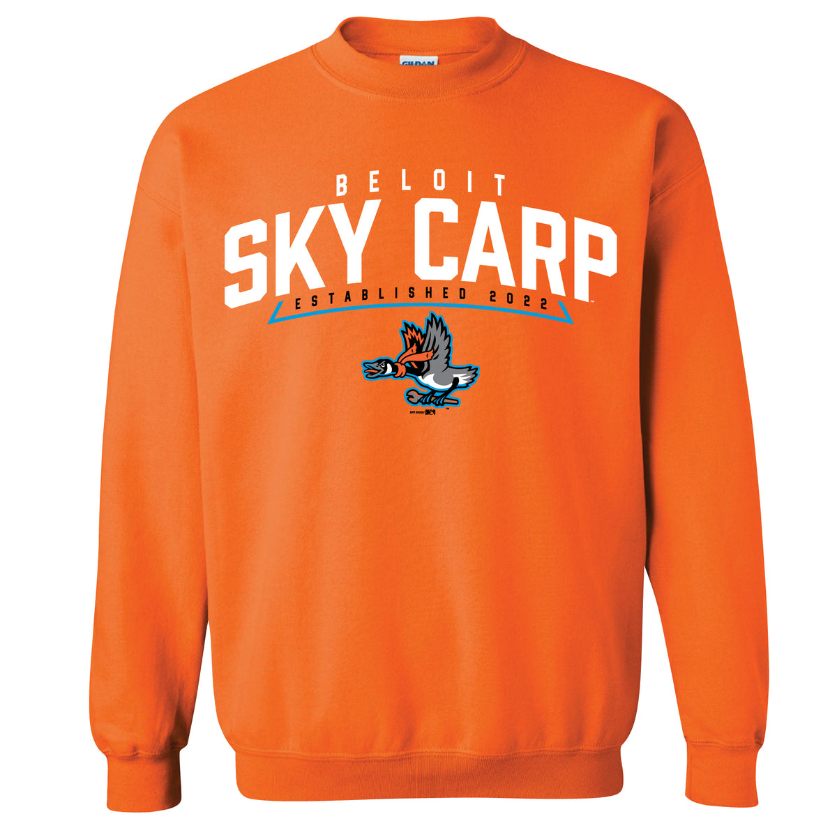 Beloit Sky Carp Safety Orange Crewneck beloit-sky-carp-safety-orange-crewneck