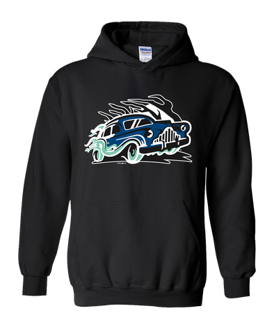 Eerie Wearies Black Roadster Hoodie *PRE-ORDER* (EXPECTED TO ARRIVE IN A FEW WEEKS)