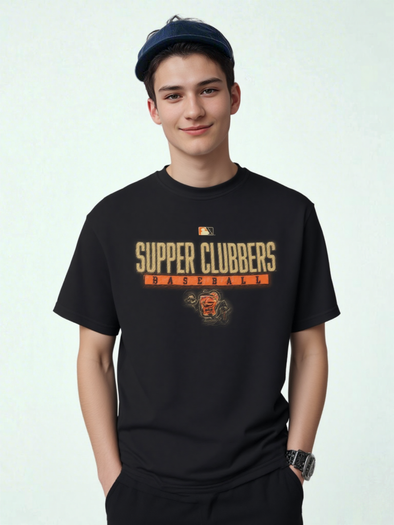 Wisconsin Supper Clubbers Black McGuffin Dri-Fit T-Shirt