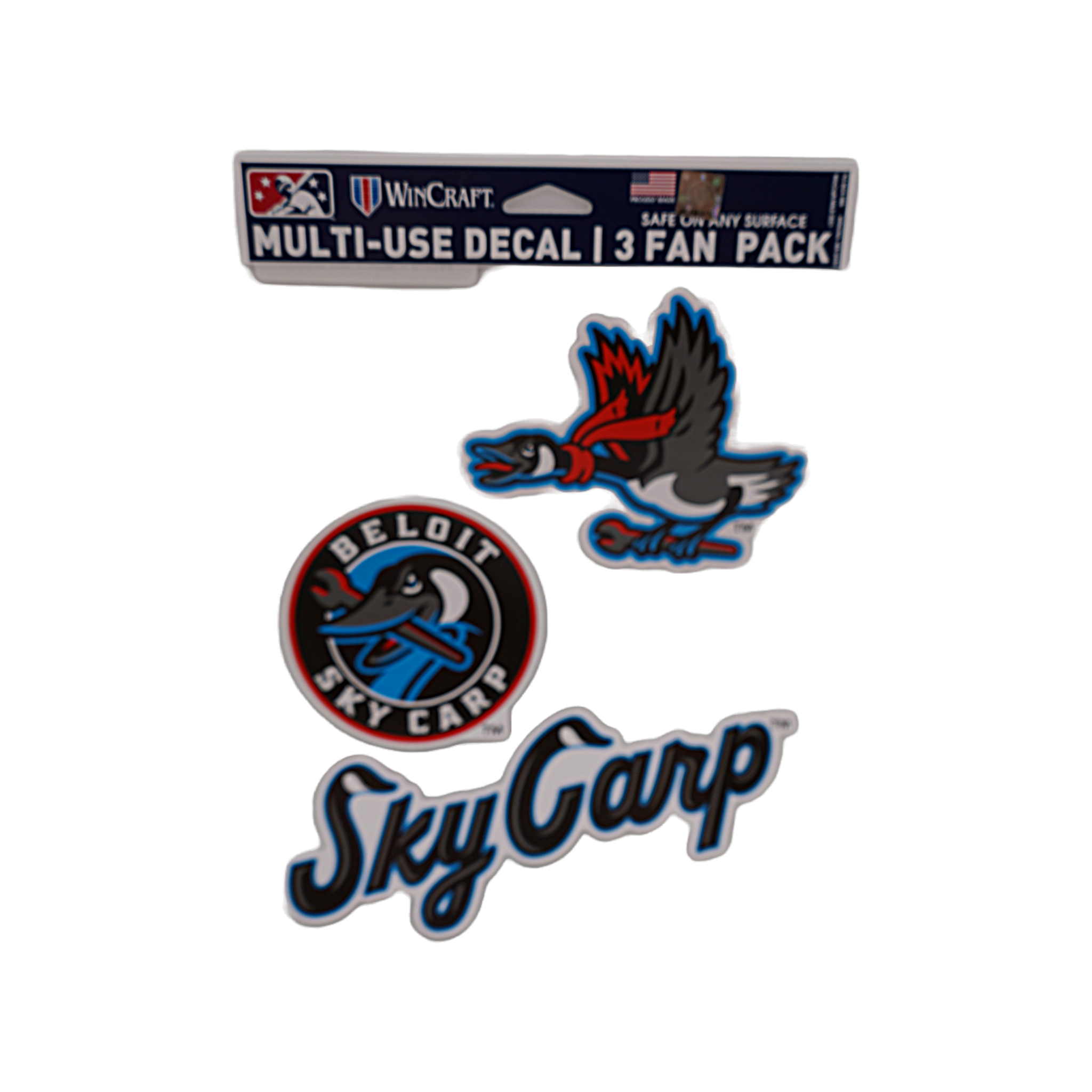 WinCraft Miami Marlins 3-Pack Decal