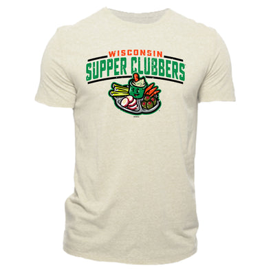 Wisconsin Supper Clubbers Freud Cream Tri-Blend T-Shirt