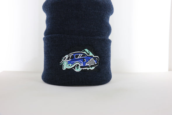 Eerie Wearies HEathered Navy Stretch Watch Cap *NEW*