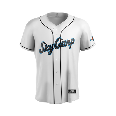 Beloit Sky Carp White Home Replica Jersey