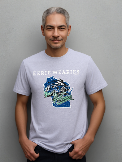 Eerie Wearies Grey Wisconsin Home State T-Shirt *PRE-ORDER* (EXPECTED TO ARRIVE IN A FEW WEEKS)