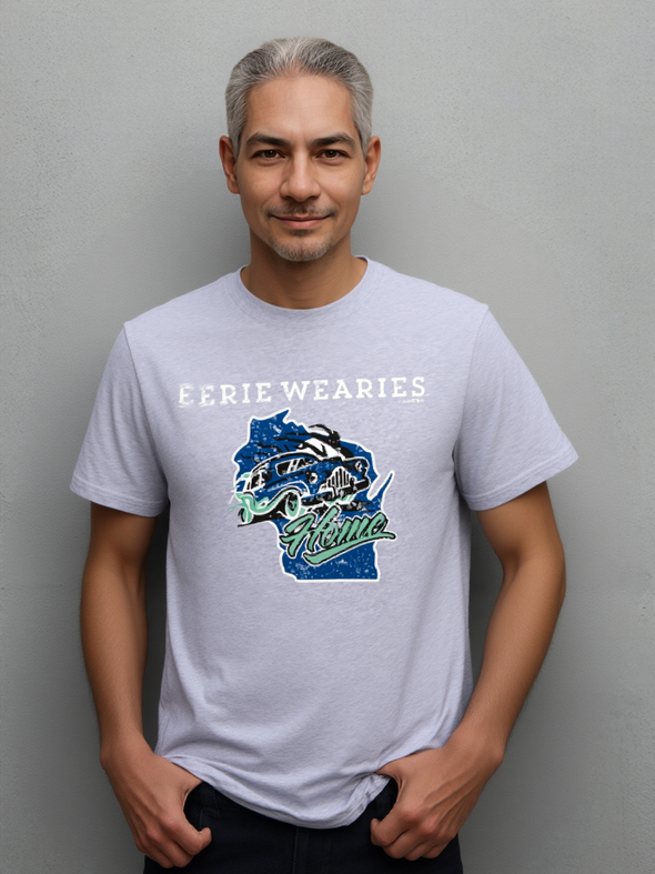 Eerie Wearies Grey Wisconsin Home State T-Shirt *PRE-ORDER* (EXPECTED TO ARRIVE IN A FEW WEEKS)