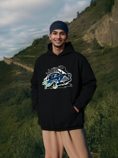 Eerie Wearies Black Roadster Hoodie *PRE-ORDER* (EXPECTED TO ARRIVE IN A FEW WEEKS)