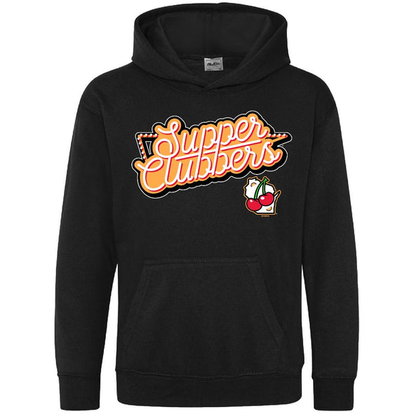 Wisconsin Supper Clubbers Black Script & State Hoodie