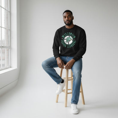 Wisconsin SCGH Black Oldtown Crewneck *NEW*