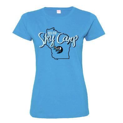 Beloit Sky Carp Ladies Carolina Scoop Neck T-Shirt