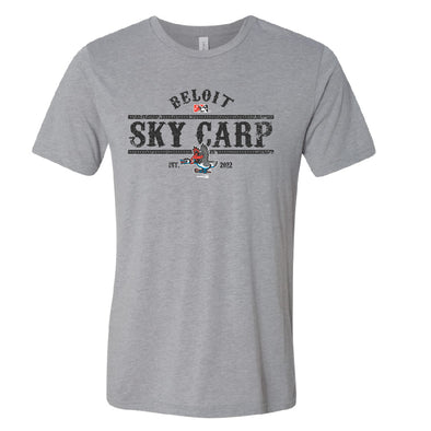 Beloit Sky Carp Tri-Blend Grey Triumph T-Shirt